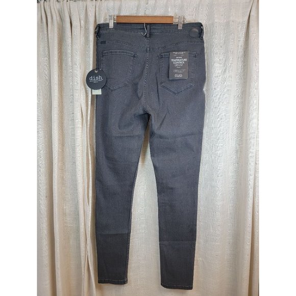 Nwt Dish‎ performance Denim skinny Jeans black volcanic size 34 - Picture 3 of 3